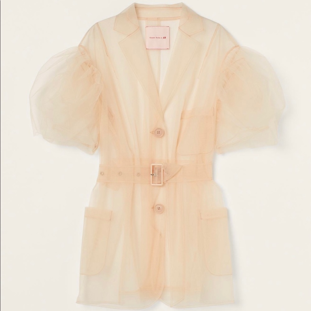 Simone rocha x hm Puff sleeved tulle blazer NWT XS